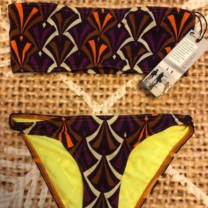 NWT BANTUwax bikini set made in Africa.